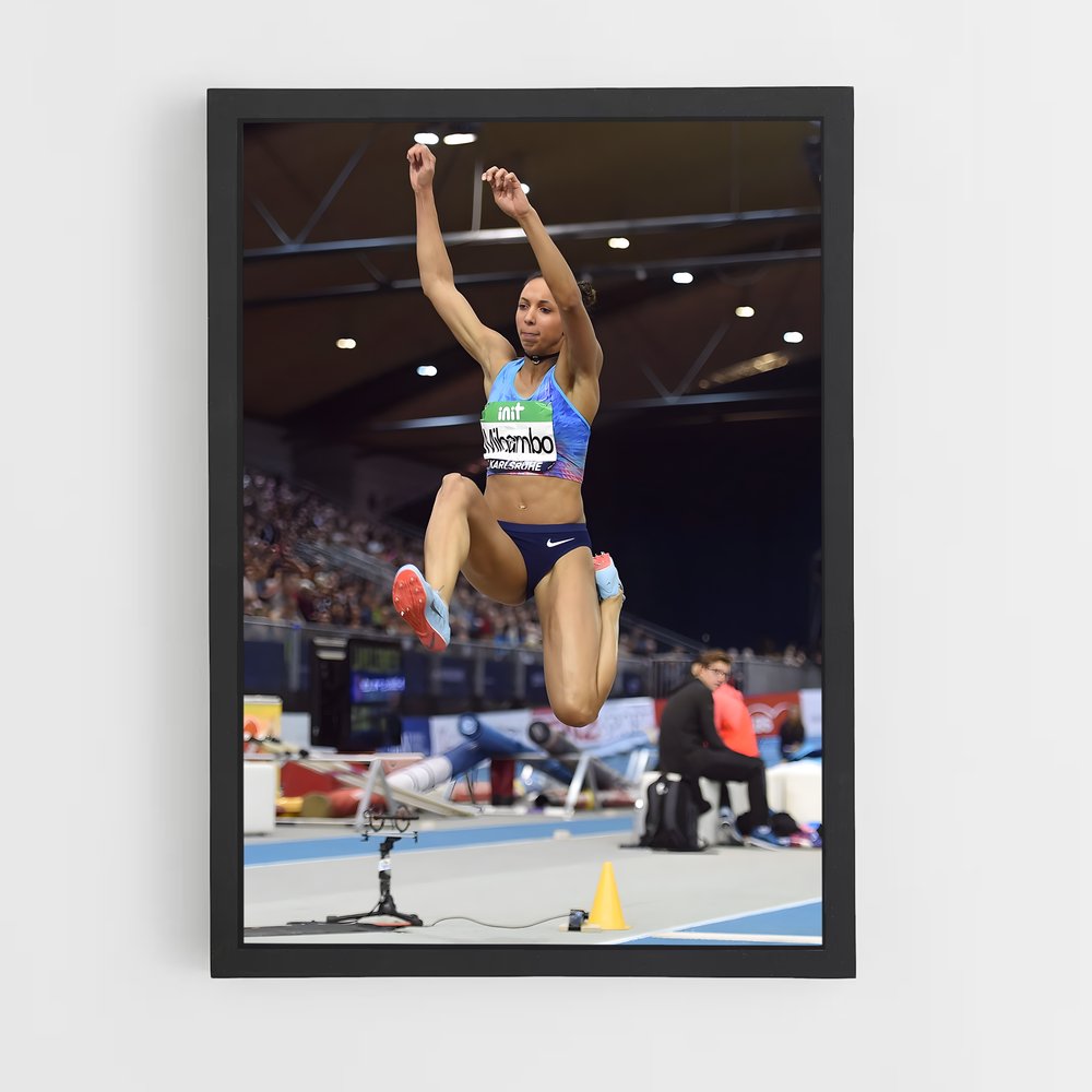 Poster Saut de l'Audace – affiche Athlétisme (vue 2)